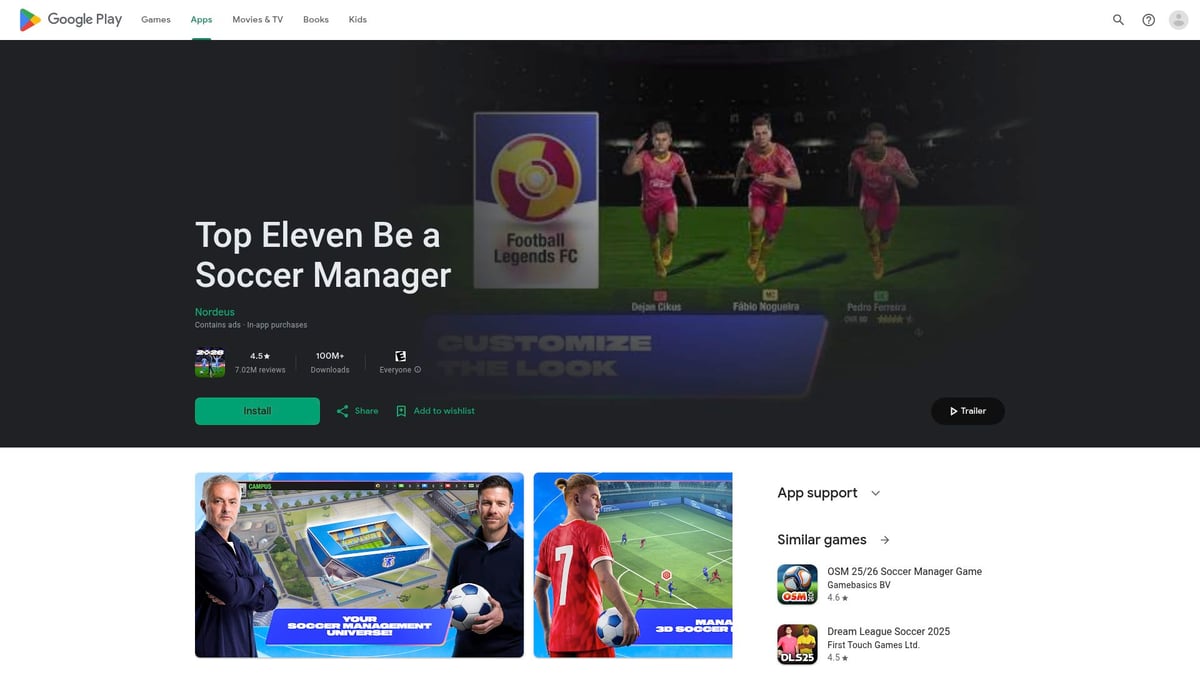 Top 10 Soccer Games App Picks to Play in 2025 - Top Eleven – Football Manager