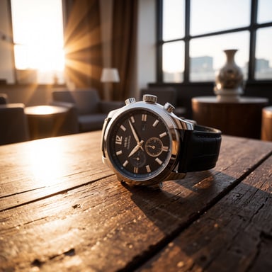 product photography of watch