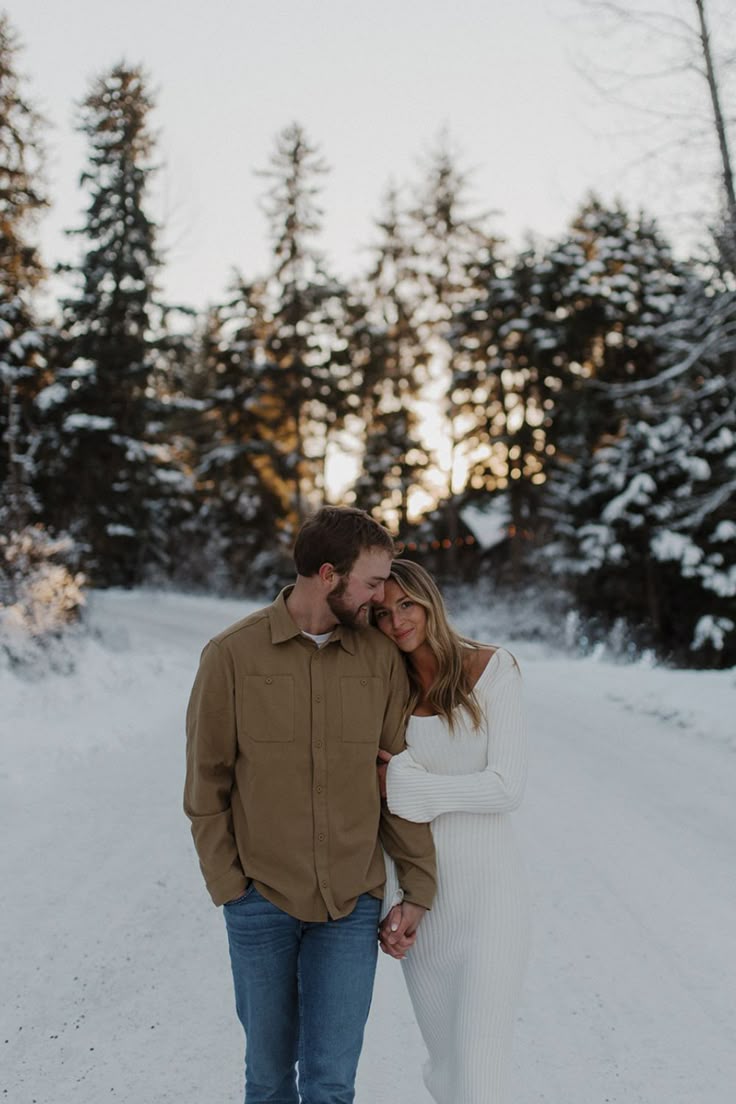 photo couple hiver pinterest