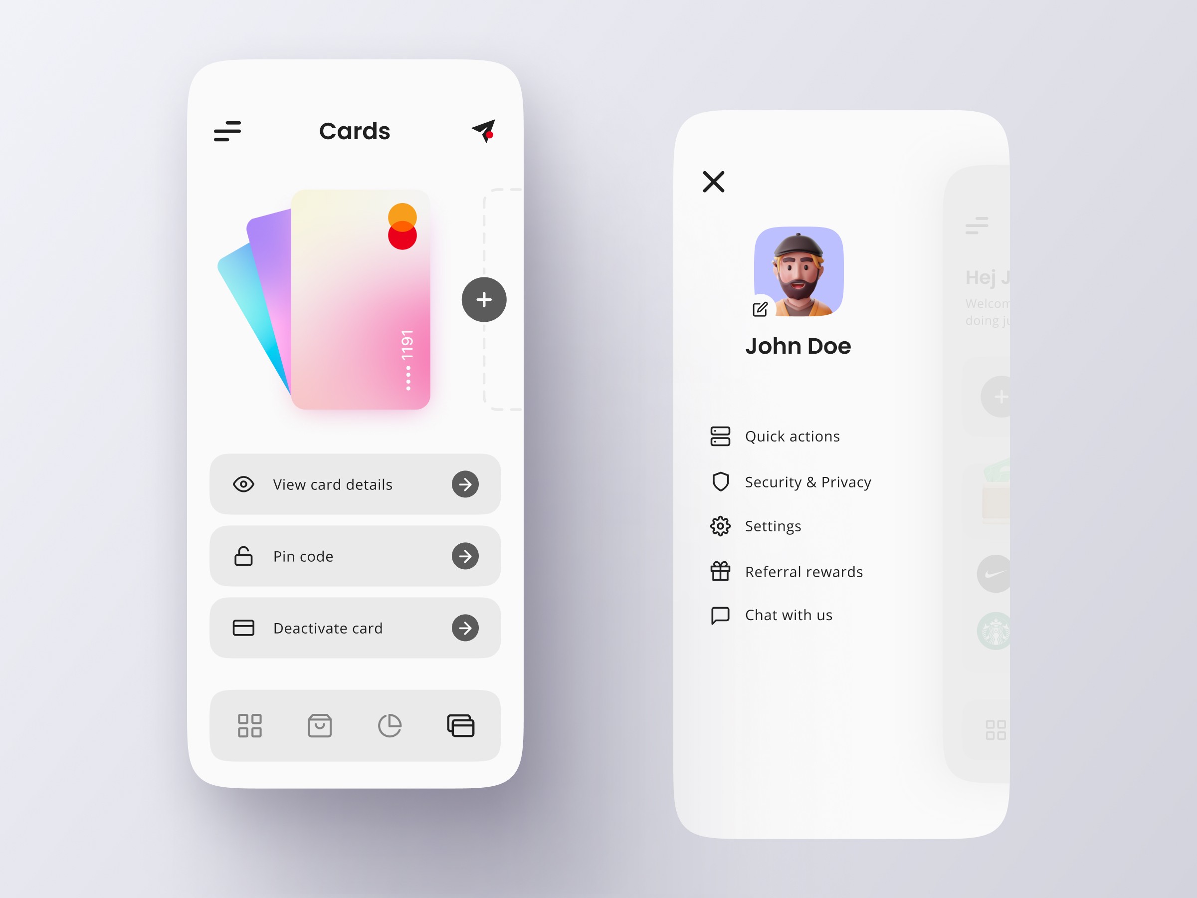 fintech mobile app ui ux design figma free banking app