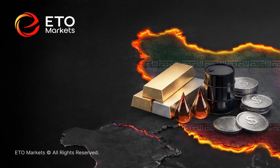 ETO Markets TrendWatch : Gold, Oil, and US Stocks React Amid the Iran Shock&nbsp;
