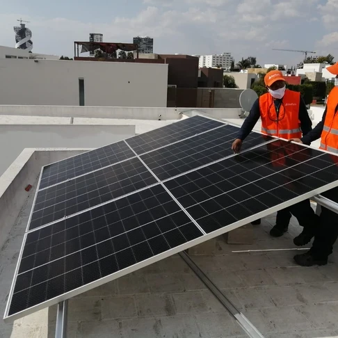 ¡Nuestra primera instalación en Puebla!_1_Paneles solares Solfium en Mexico