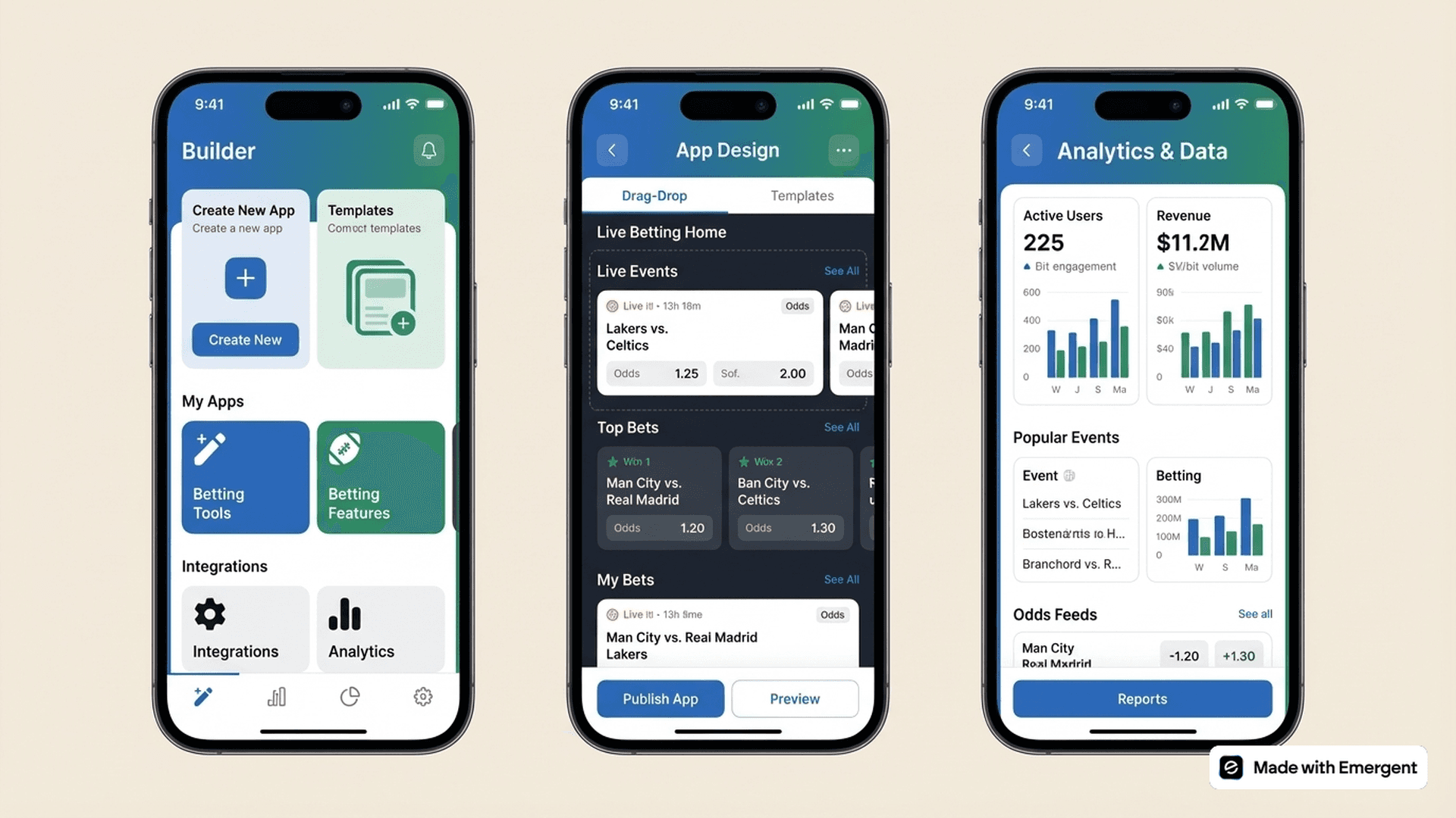 Sports Betting App Made With Emergent