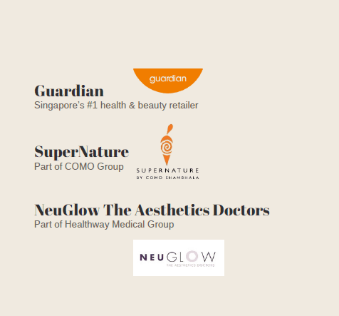 Past corporate organisations including Guardian, SuperNature, and NeuGlow