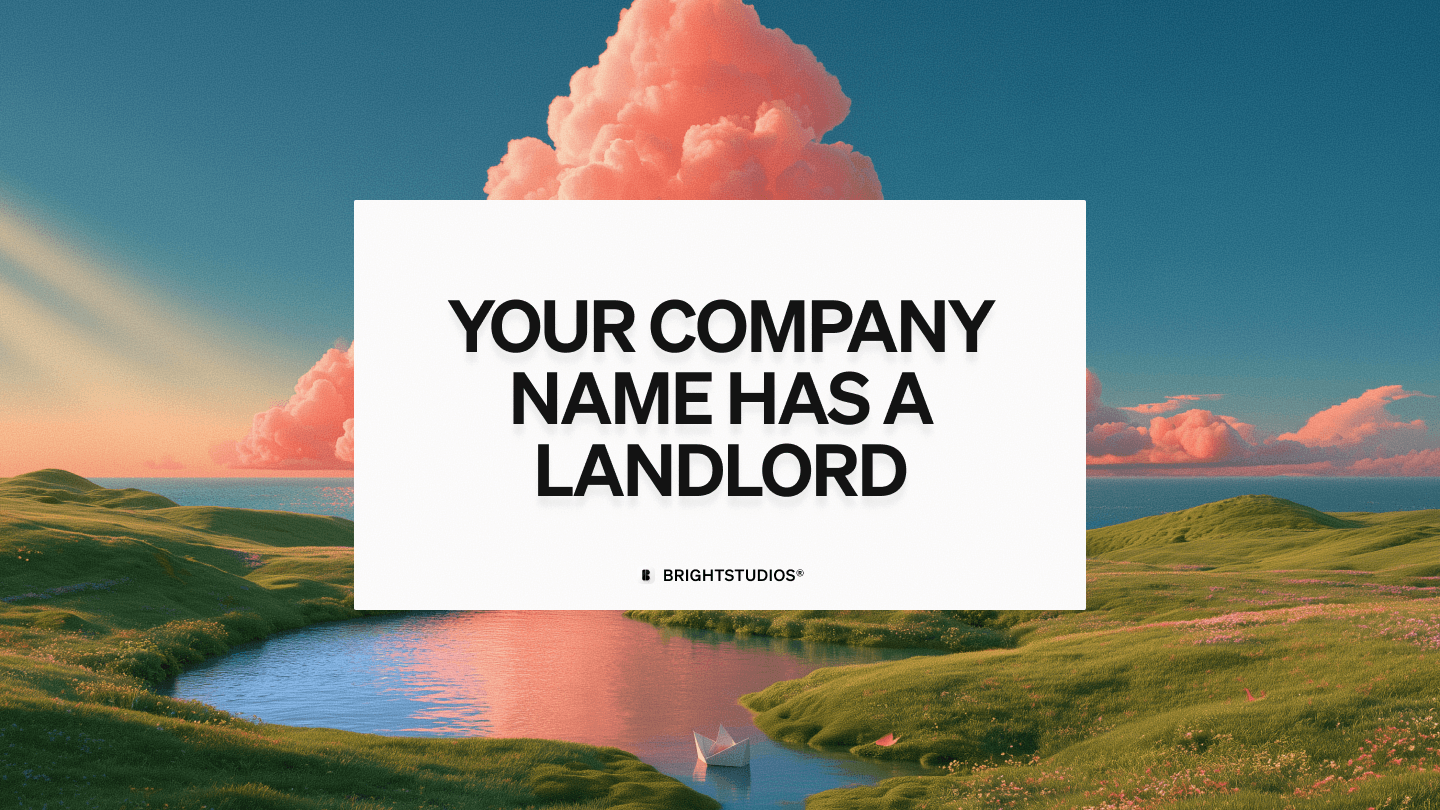 Your company name has a landlord