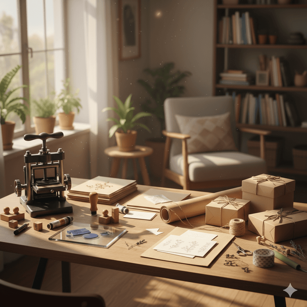 Dynamic picture of a cyclist riding downhill