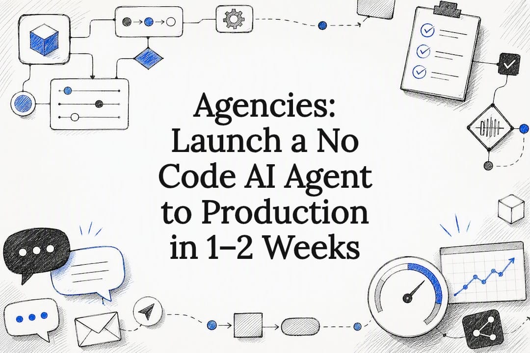 Decorative AI agent production title card