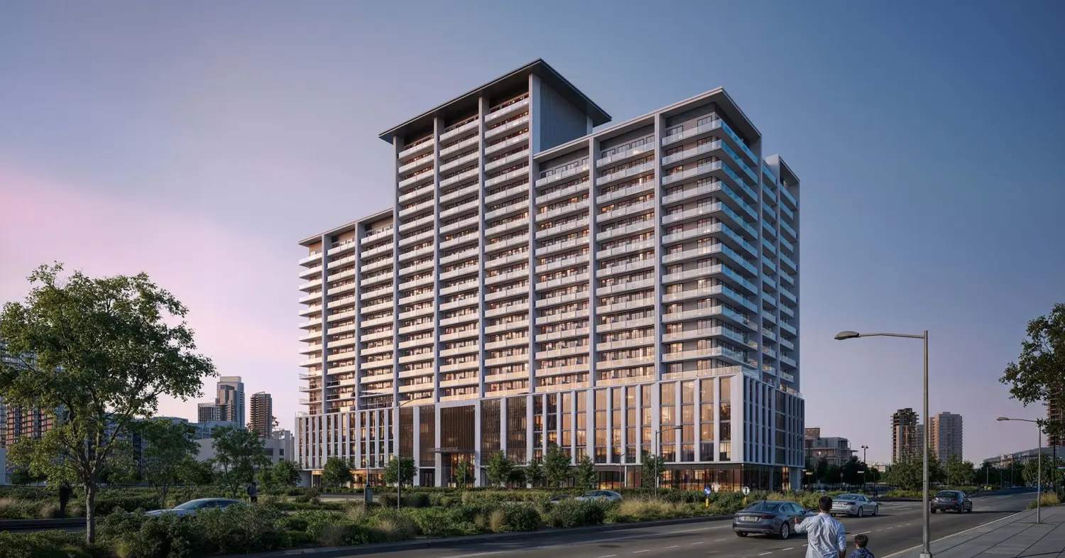 Binghatti amberhall building view