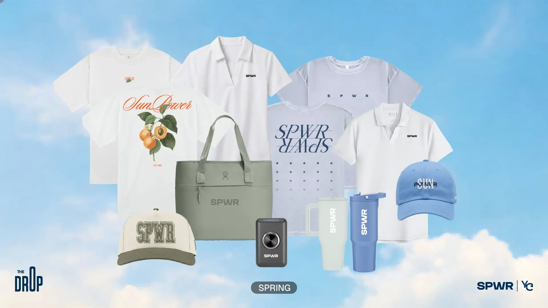 The Spring collection: apparel, headwear, drinkware and accessories