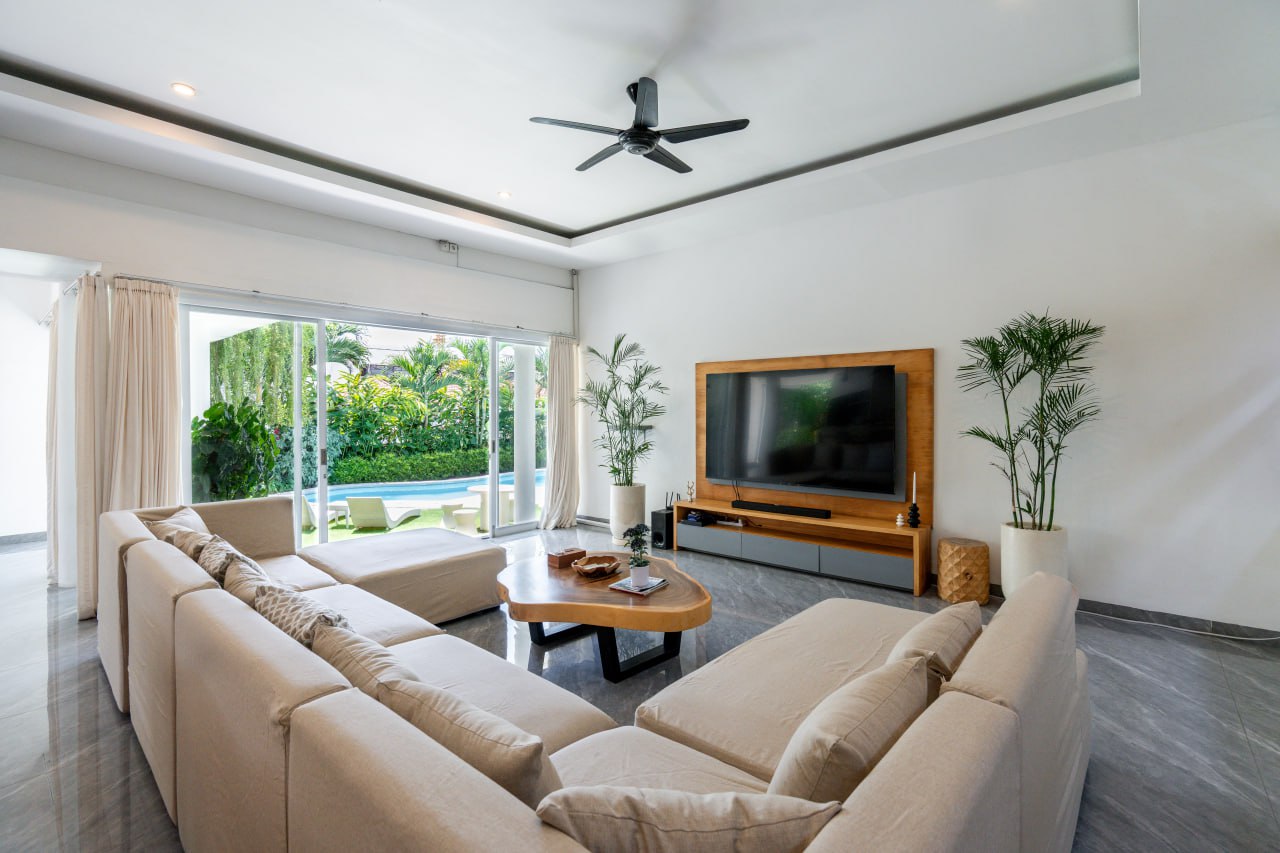 A completed 5-bedroom villa in Canggu