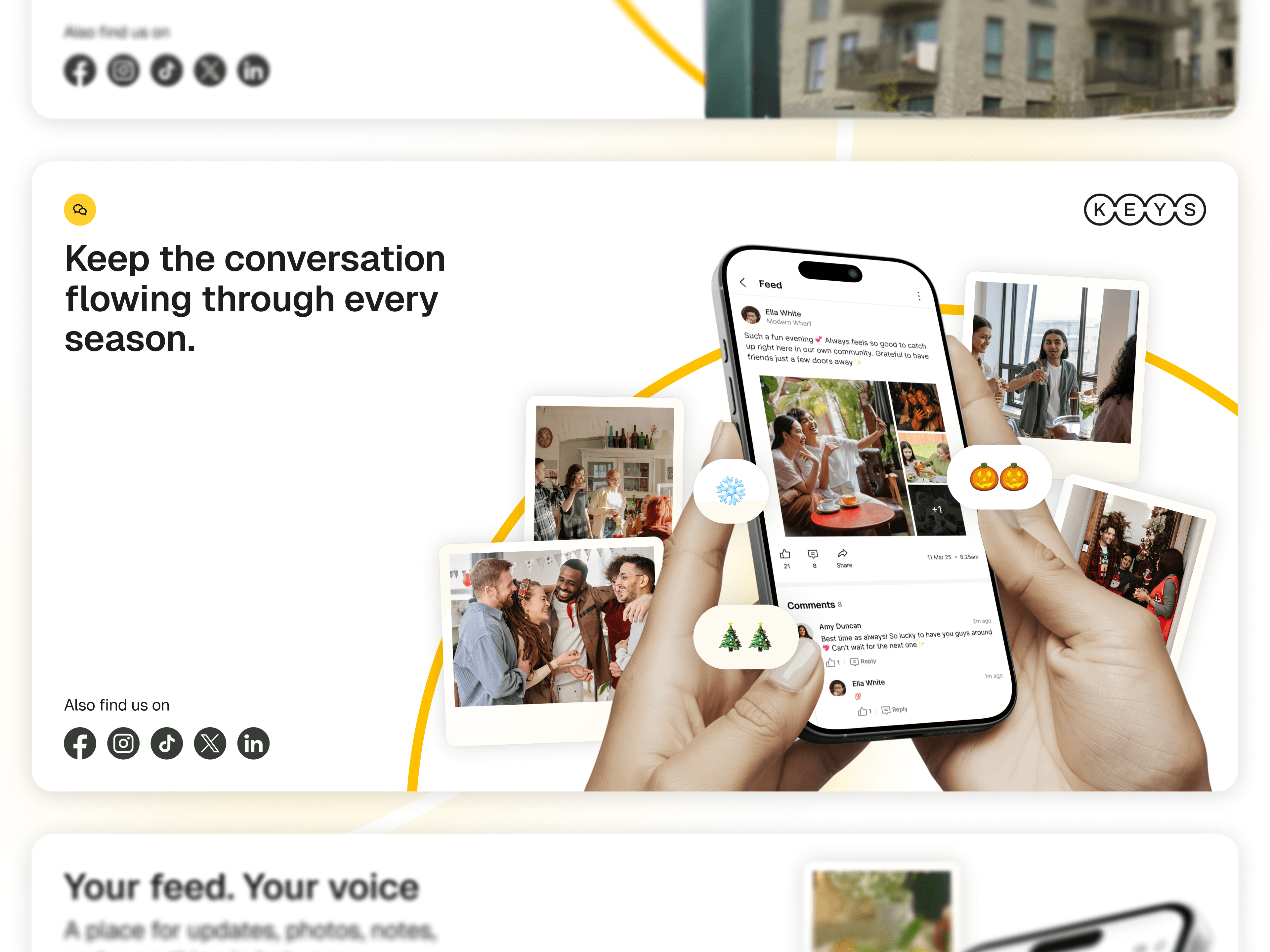 Linkedin horizontal post of hero mock-ups