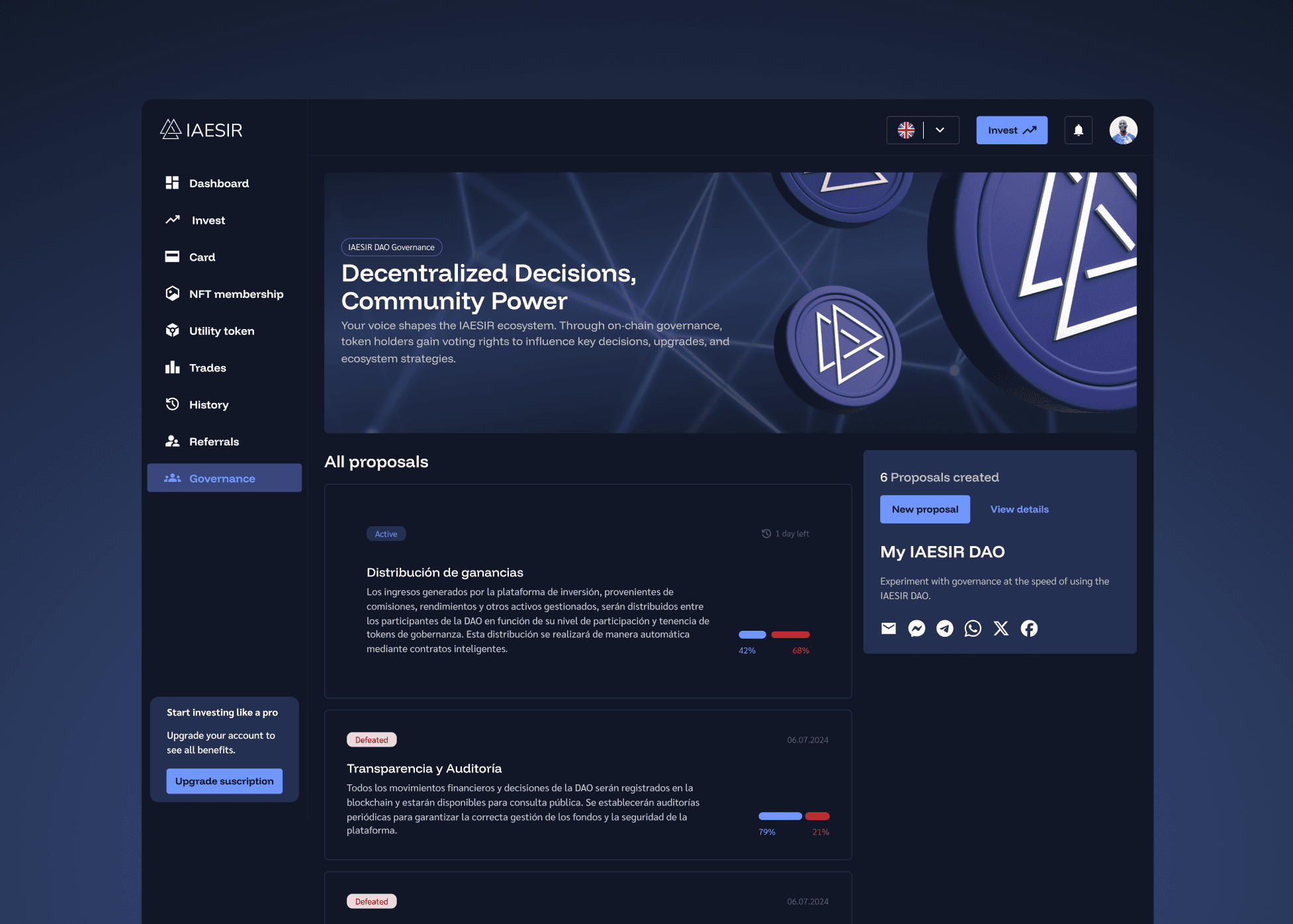 IAESIR ecosystem