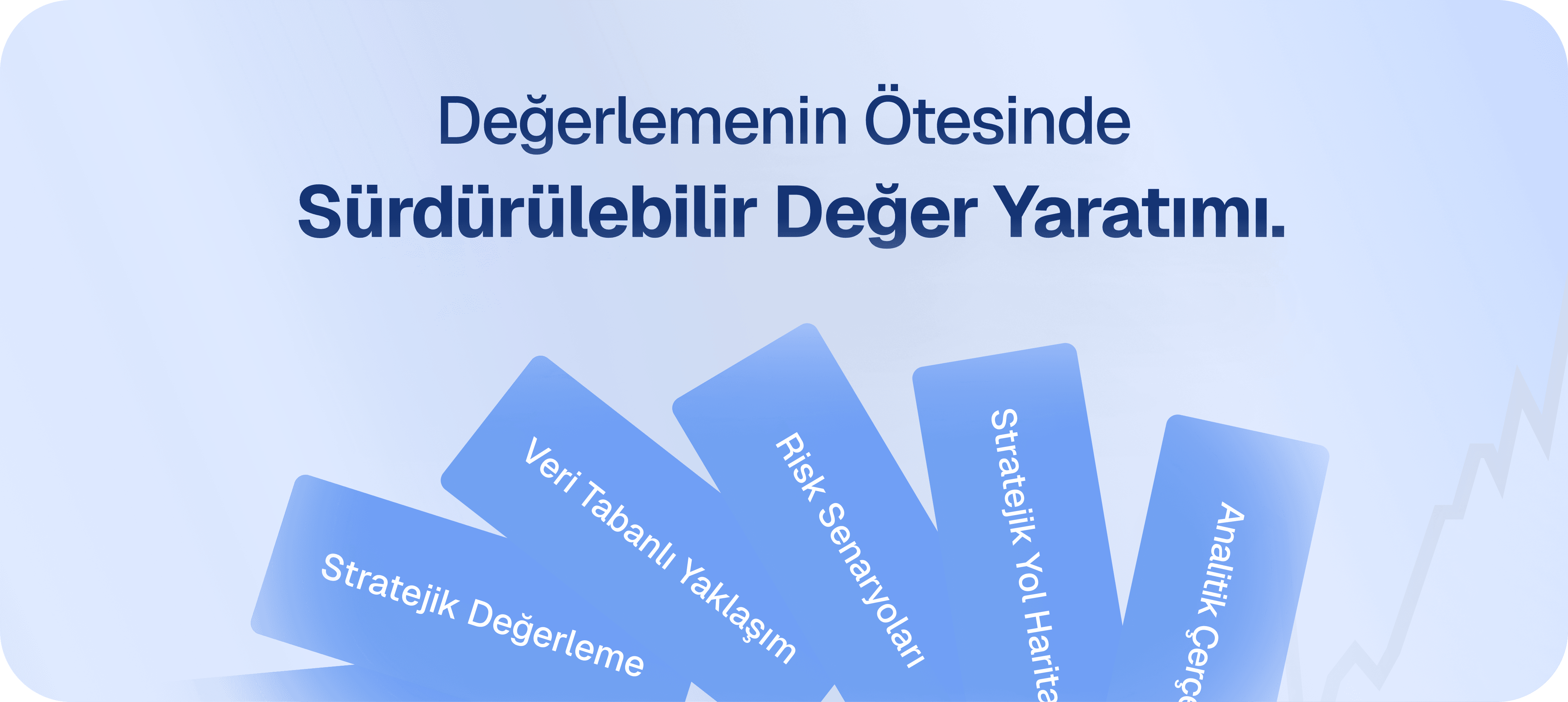 Etiketlerin olduğu 5-6 tane tasarımlı şirket değerlemesi görseli