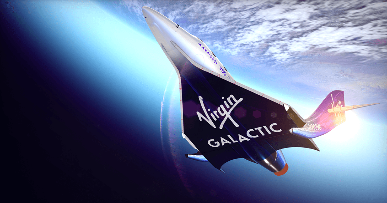 Virgin Galactic spaceship