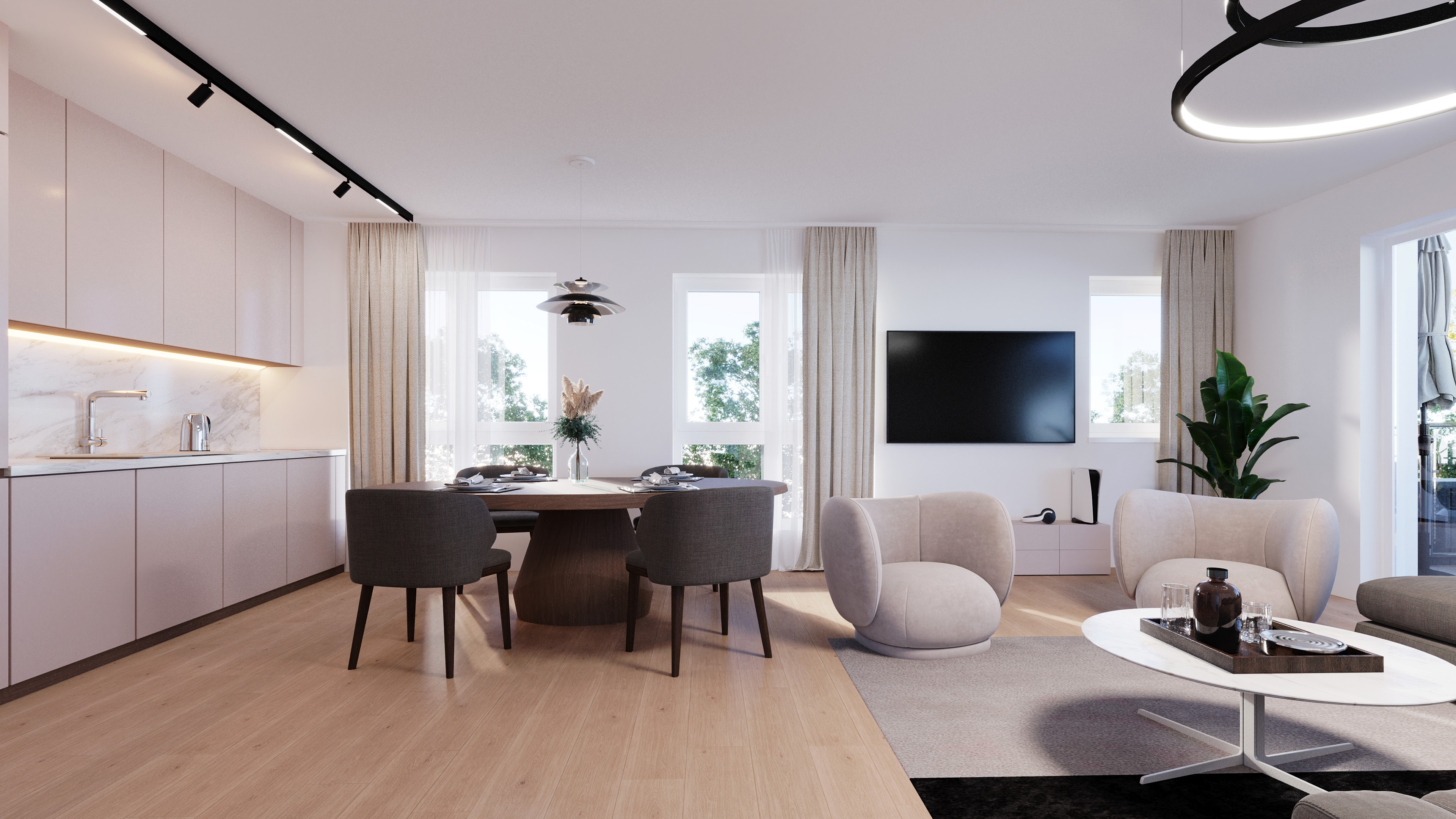 Image of Scandinavian living room