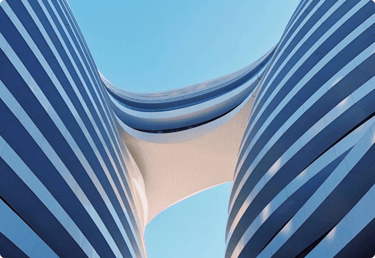 orange and black high rise building