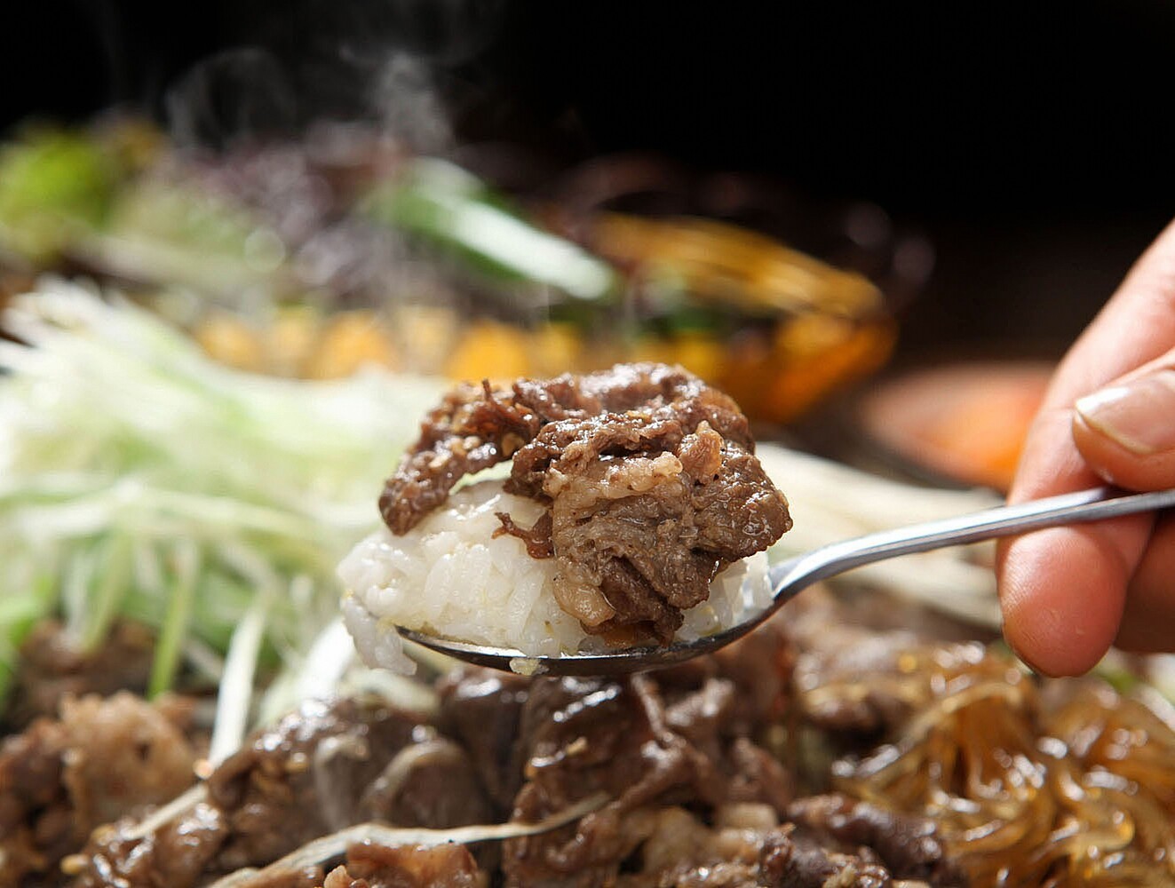 Korean ground beef meal prep