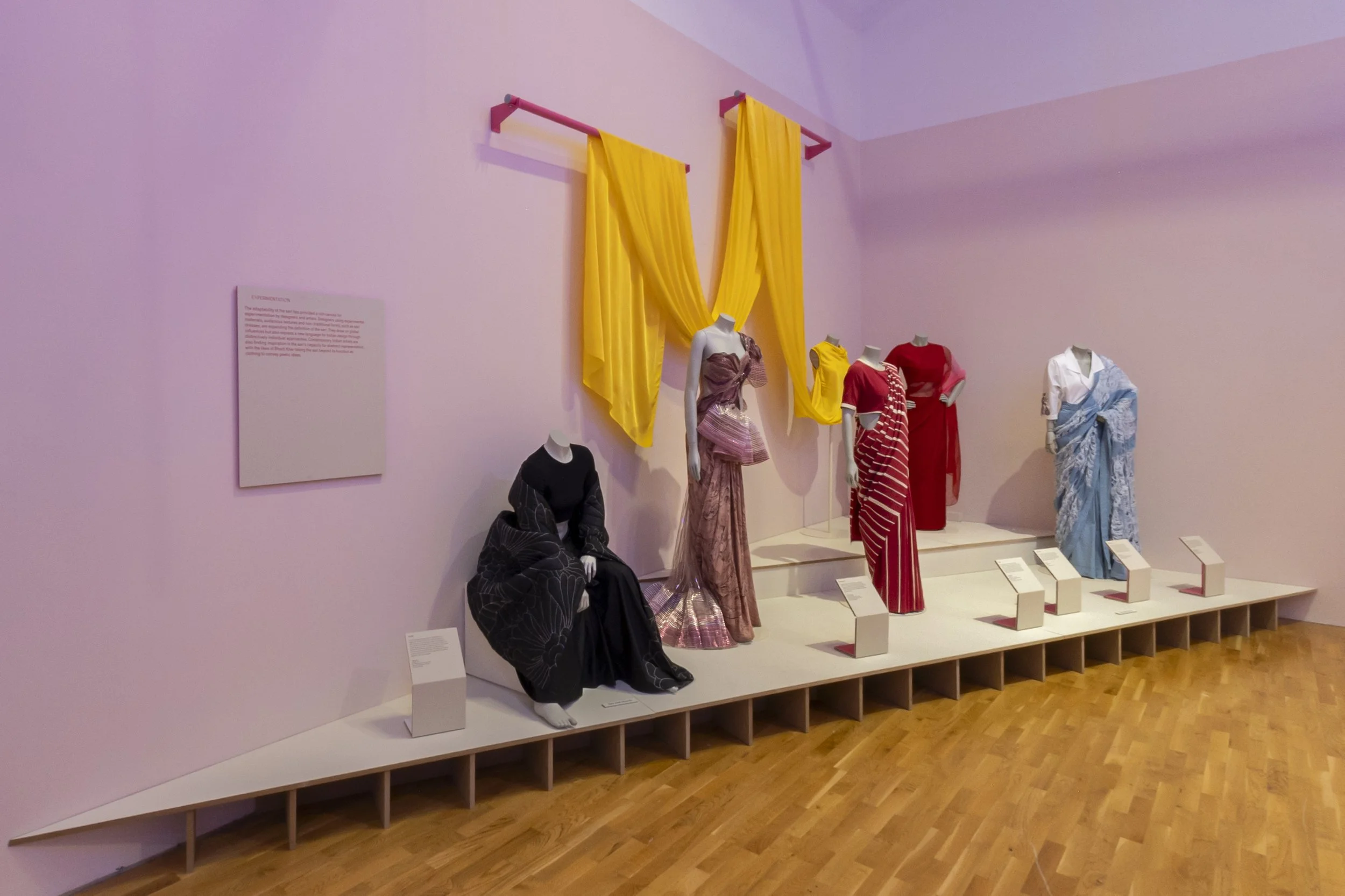 The Offbeat Sari exhibition furniture