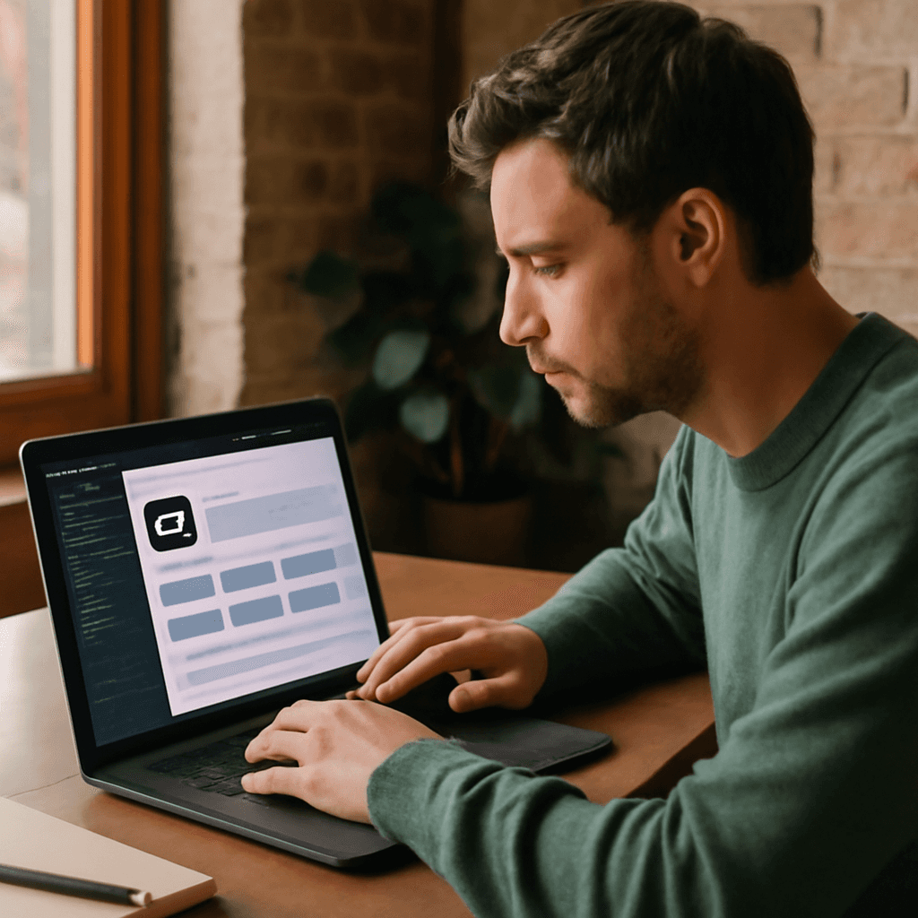 example of automated landing page creation process in Webflow