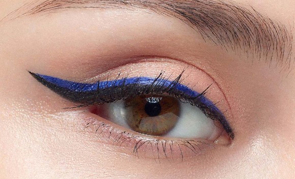 Cat eye intenso y colorido