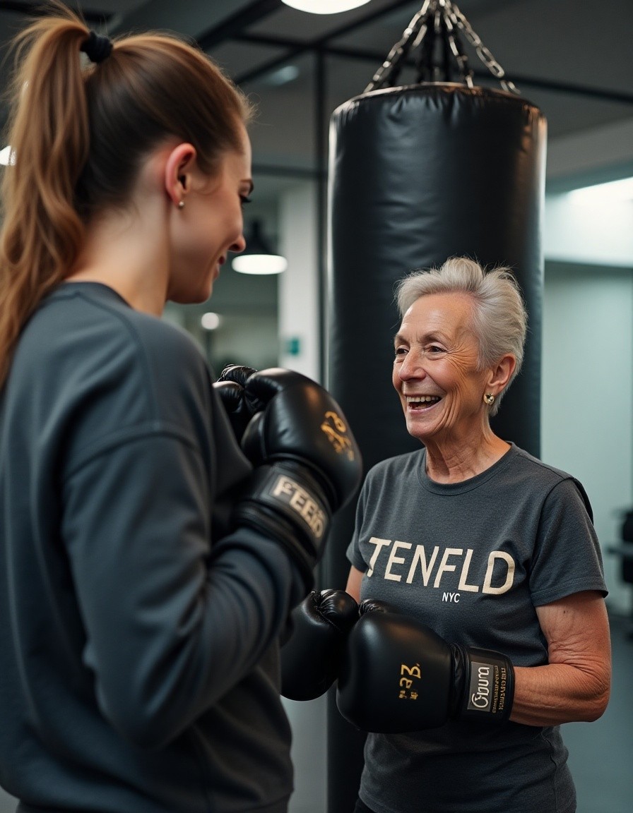 Rock Steady boxing for parkisons client with a rock steady certified Ten Fld instructor.