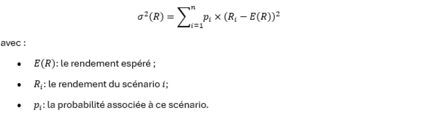 Formule de la variance - version discrete