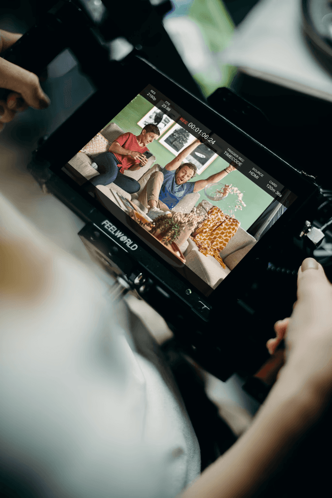 Black plastic pouch on velvet