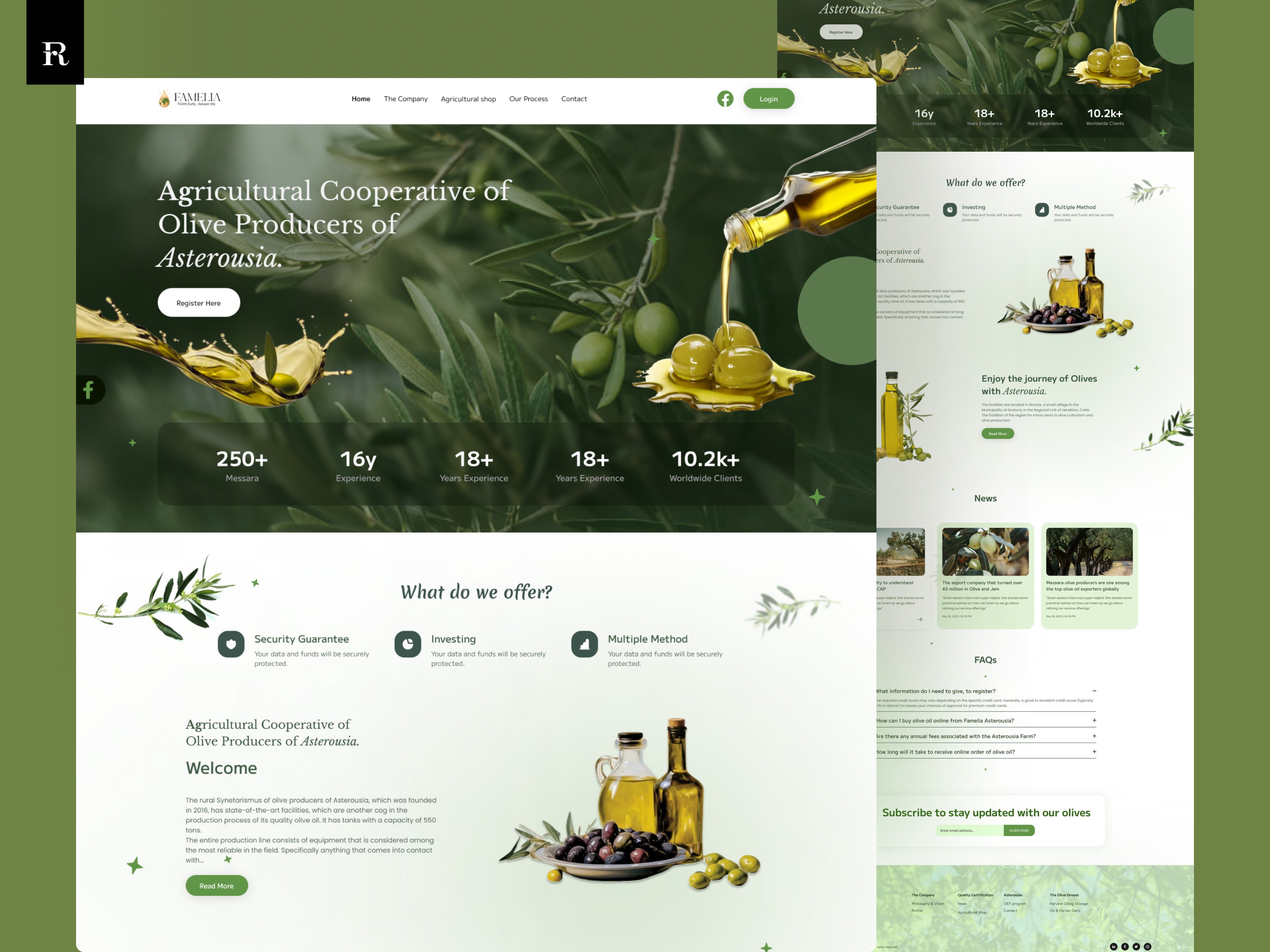 Famelia Olive Mockup