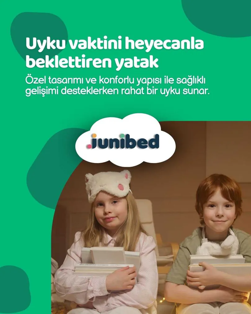 Junibed için hazırlanan grafik tasarım
