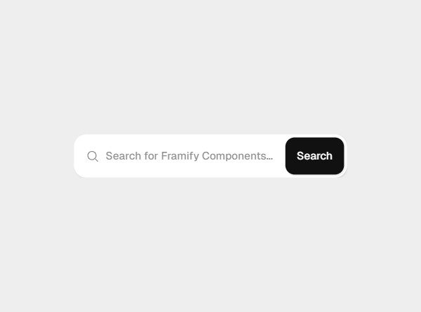 Framer Search bar component