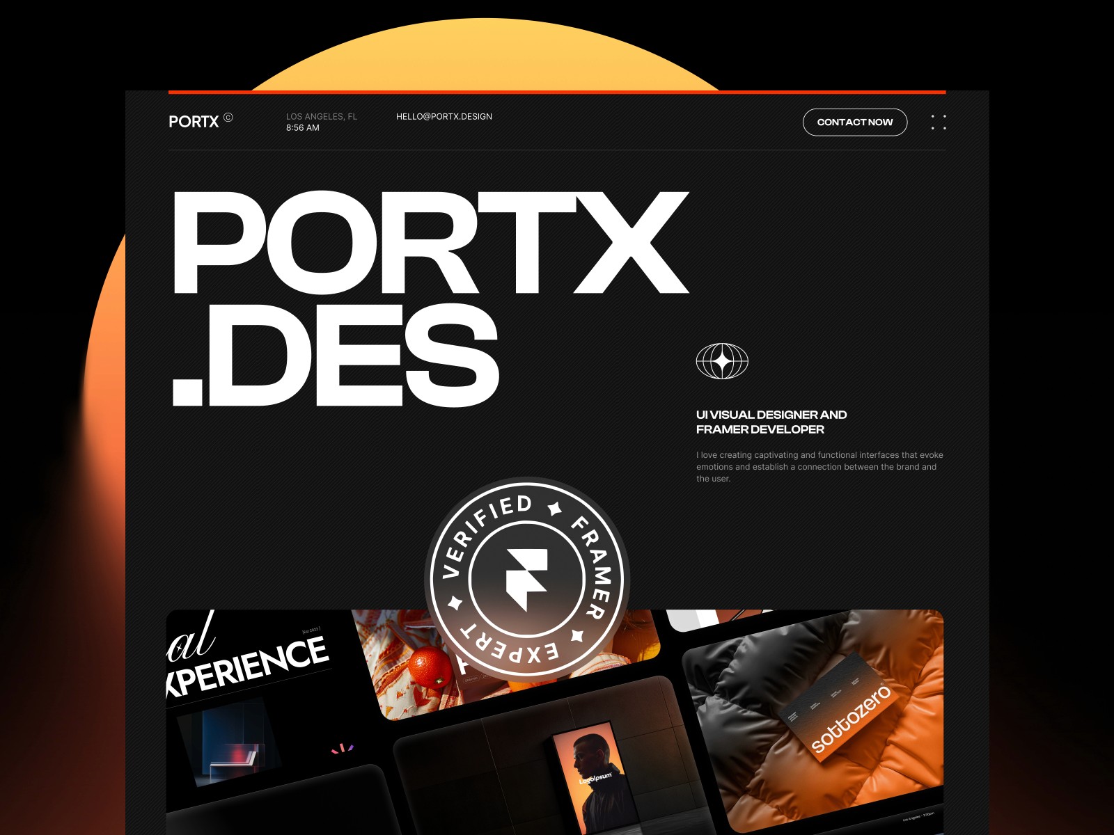 Portx — 现代动效创意机构官网设计灵感