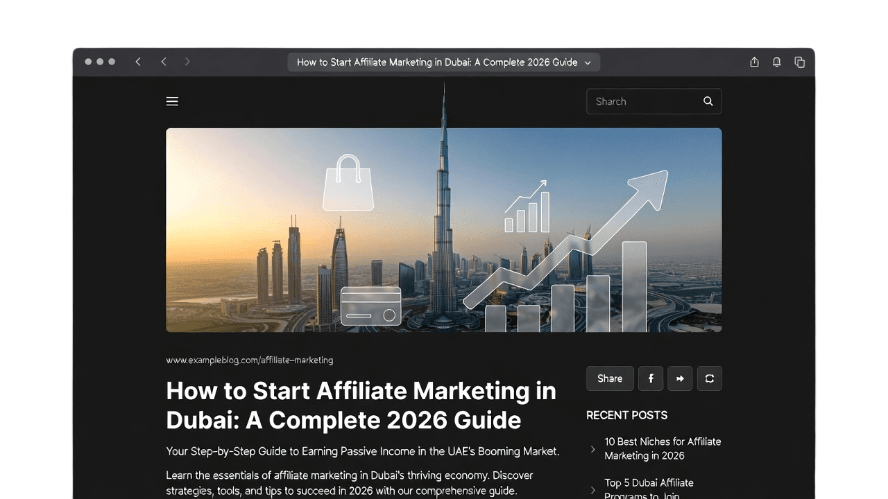 Affiliate Marketing in Dubai