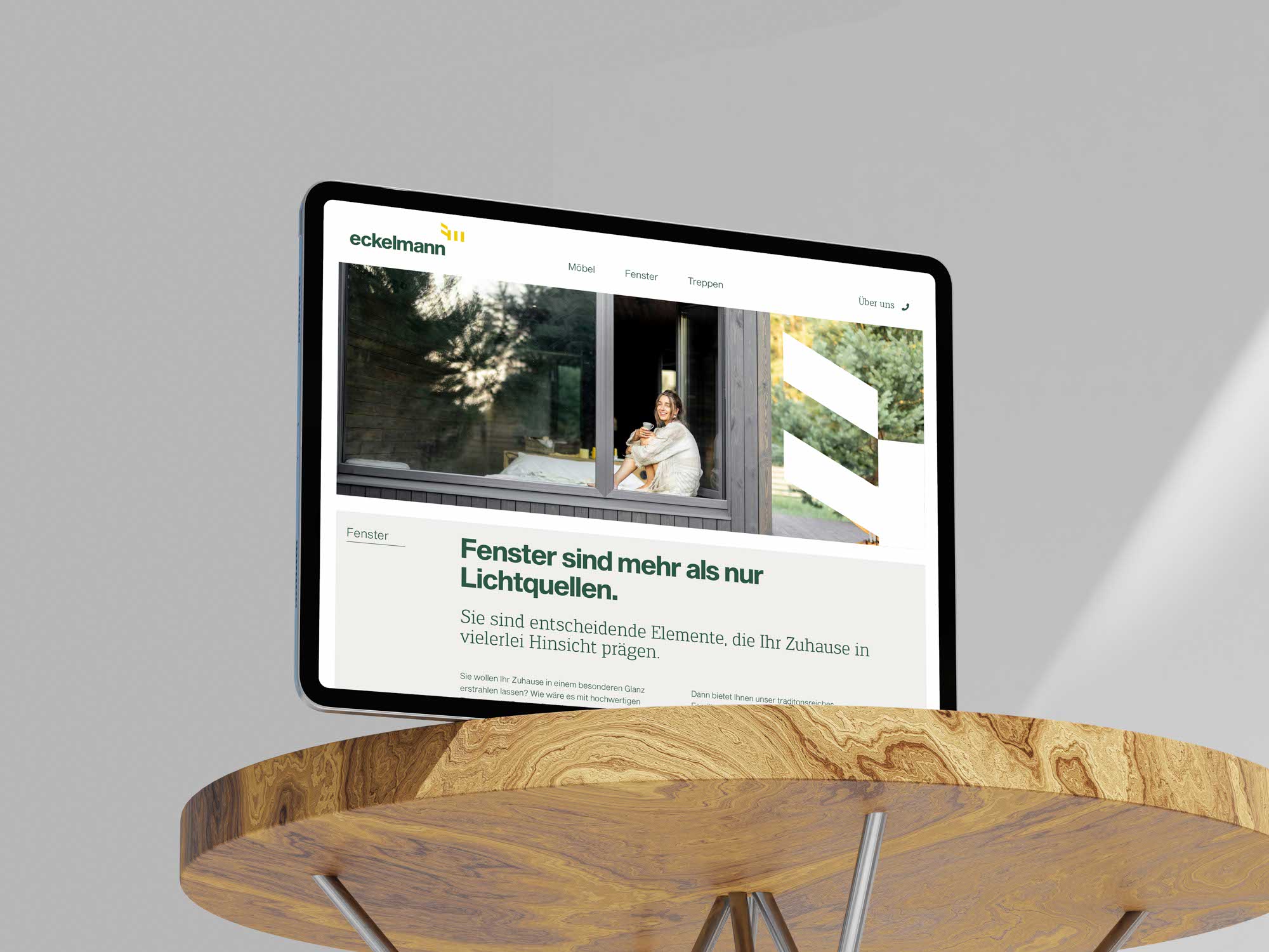 Darstellung der Leistungsbereiche auf der Website – übersichtlich, strukturiert, nutzerfreundlich
