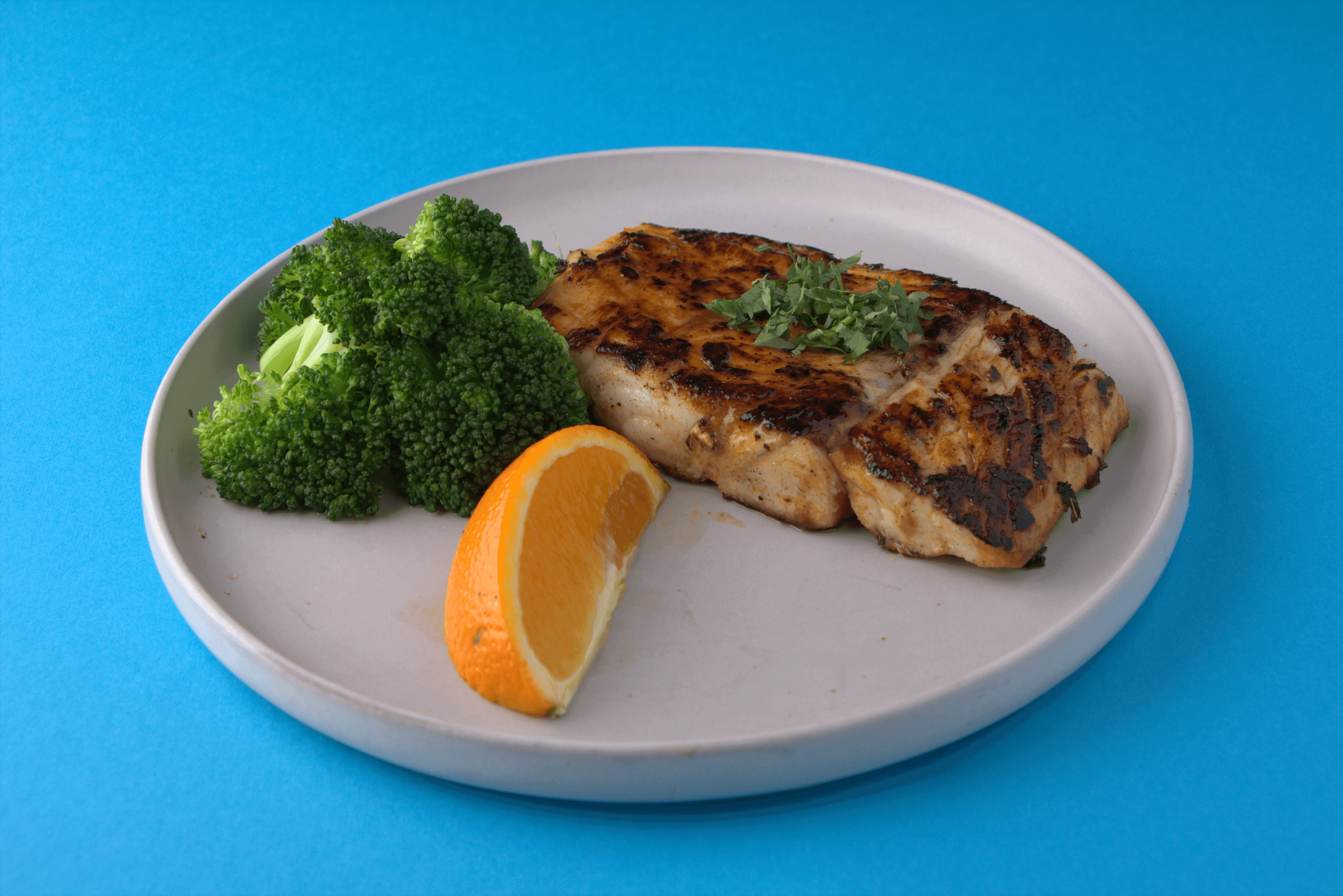 طبق سمك فيليه مشوي