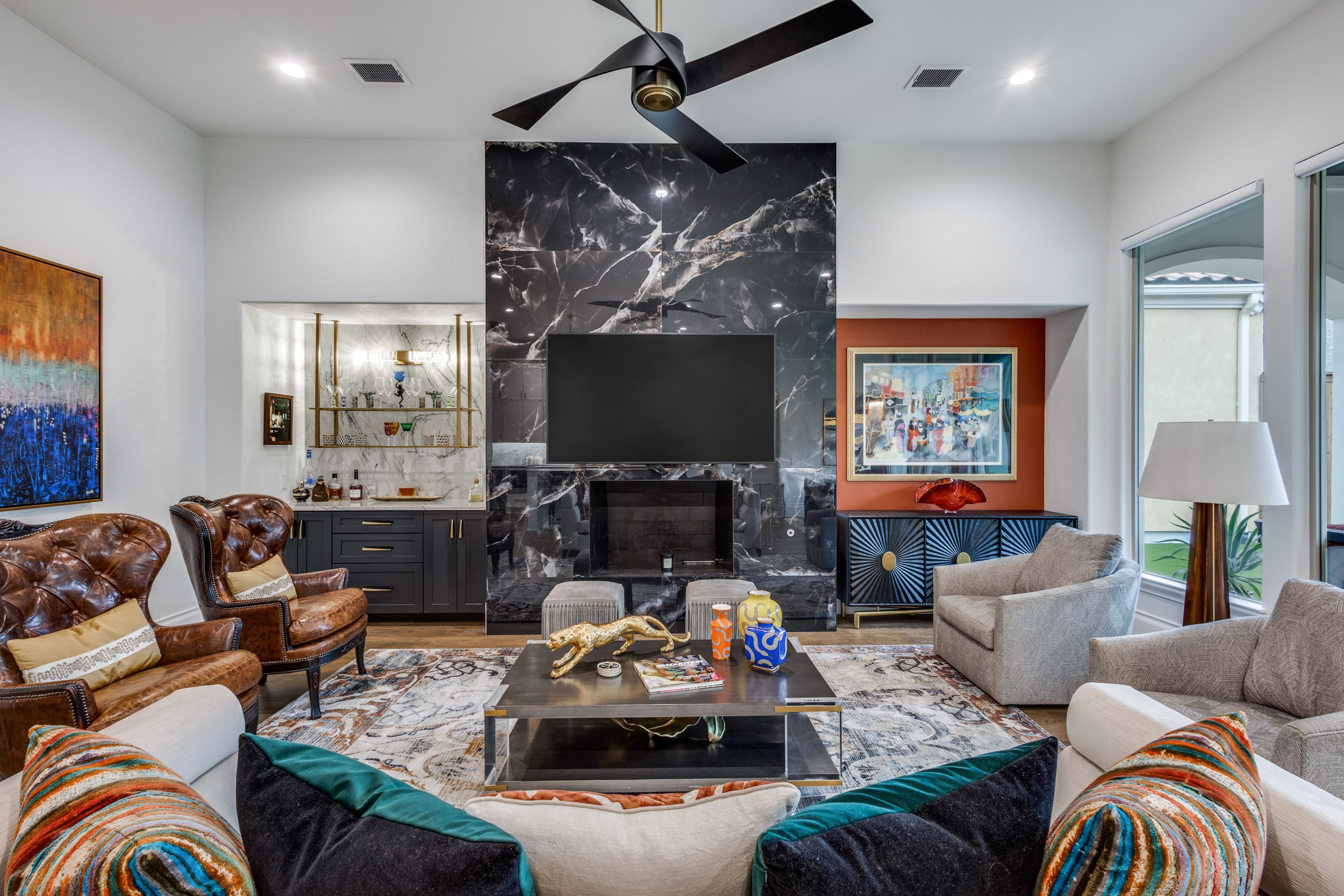 modern living room remodel