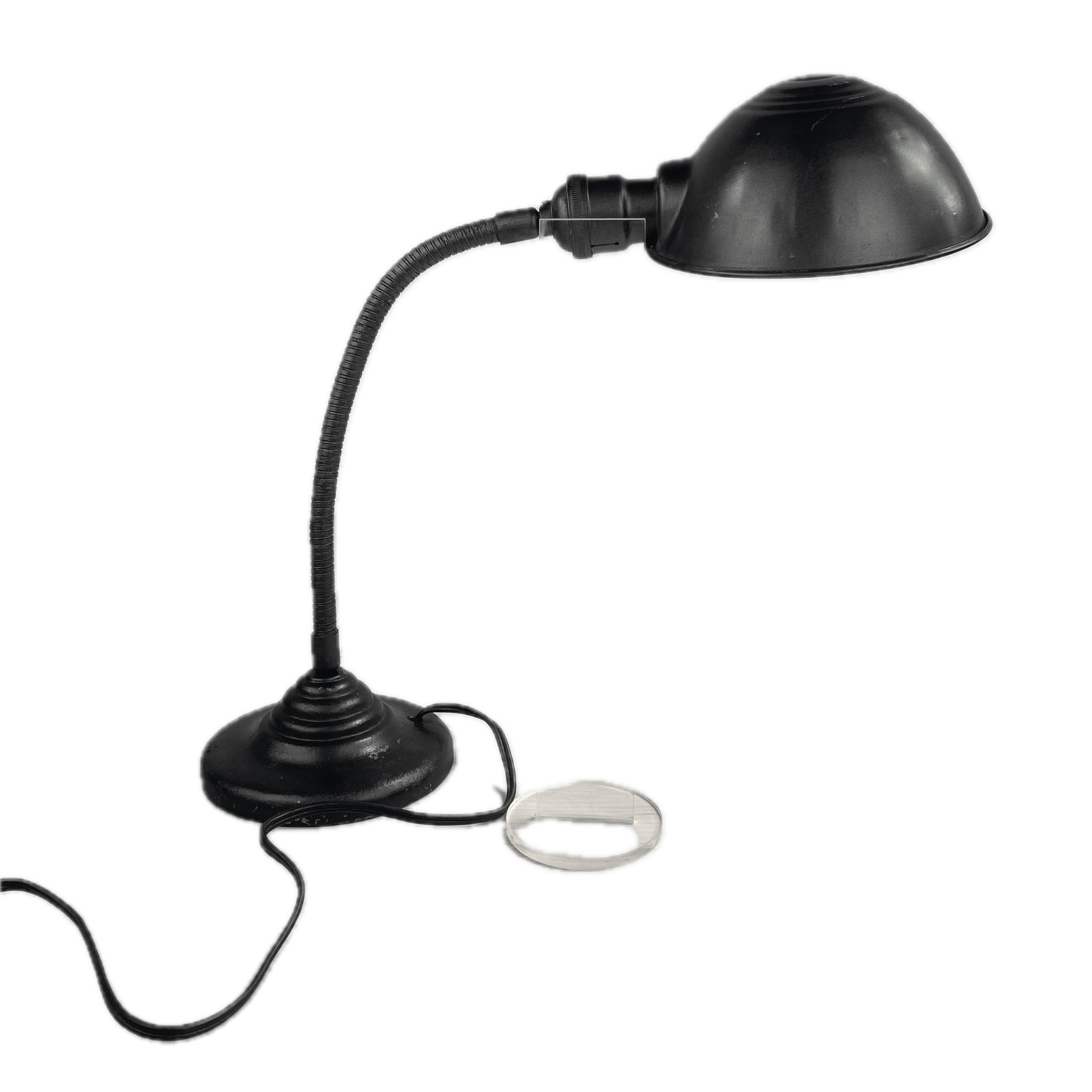 Lámpara Bauhaus Flexible Gooseneck 1930's Metal