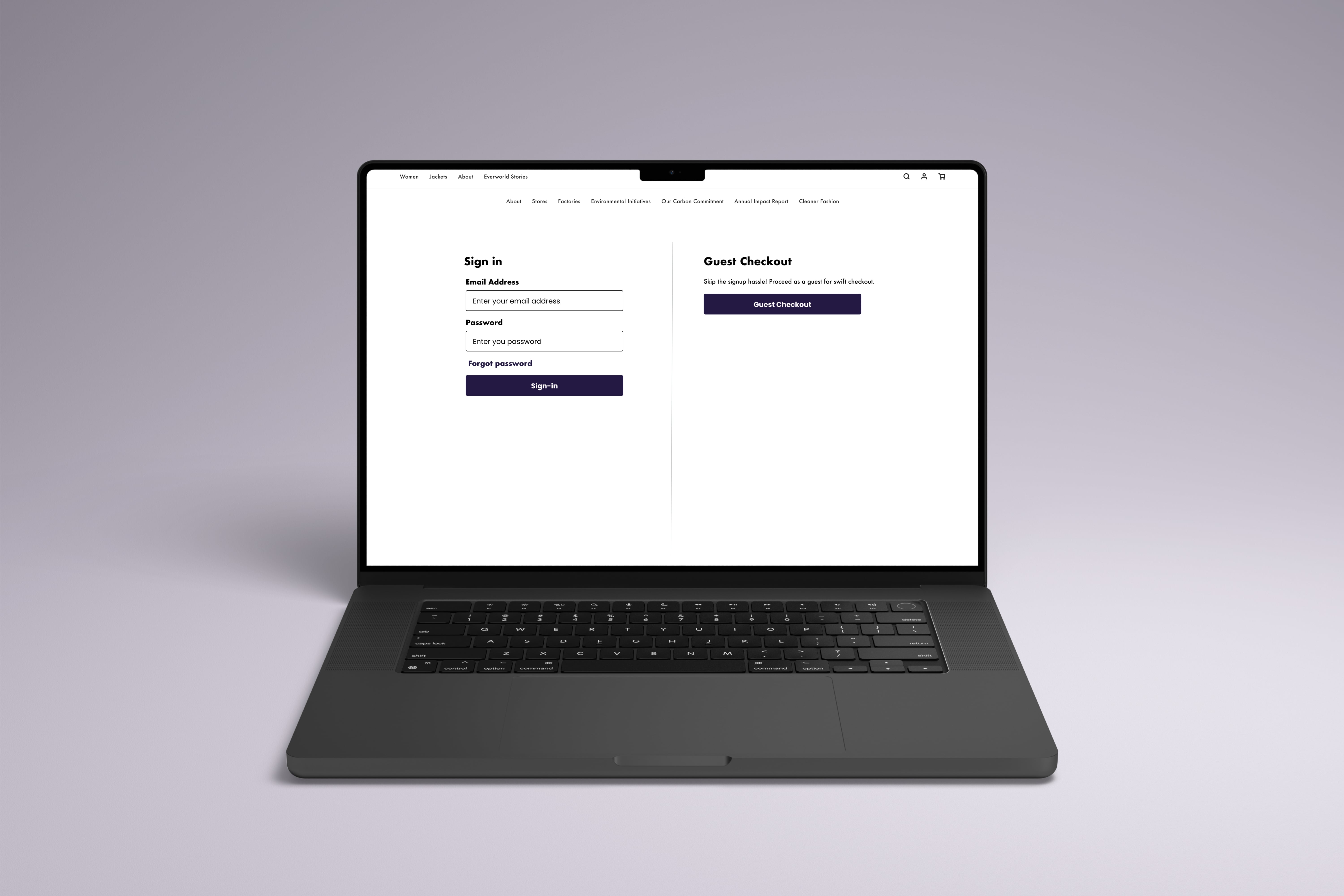 Phone mockup with the app details page