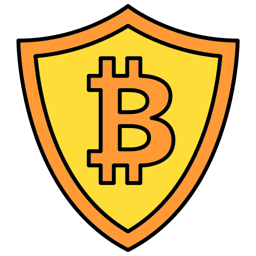 A smartphone with a black case is displayed vertically on a wooden stand against a black background. The screen shows a gradient from blue to yellow.