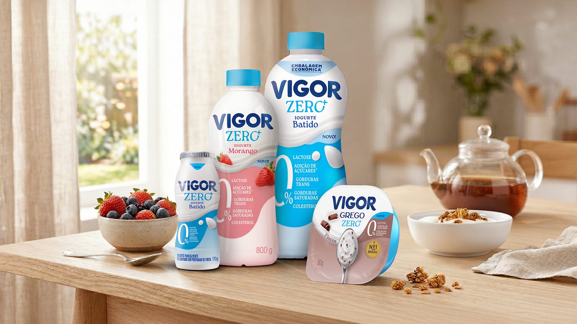 Vigor aposta em saudabilidade e inovação para expandir presença no mercado de iogurtes
