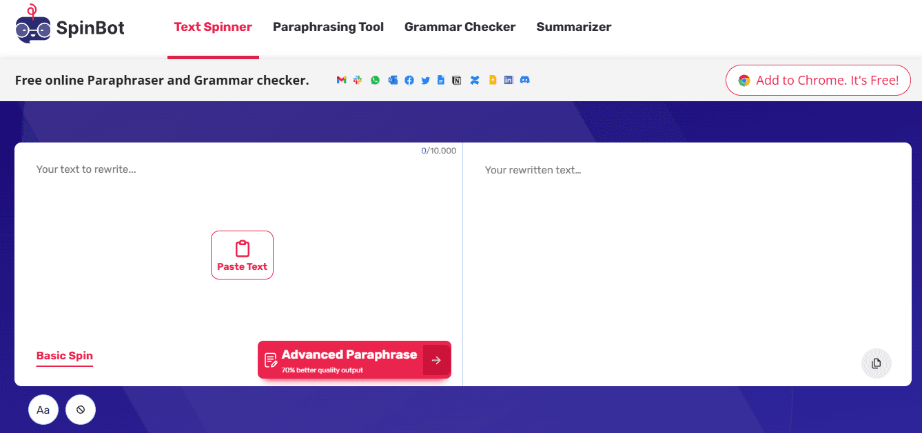 Solutions - AI Rewriting Tool