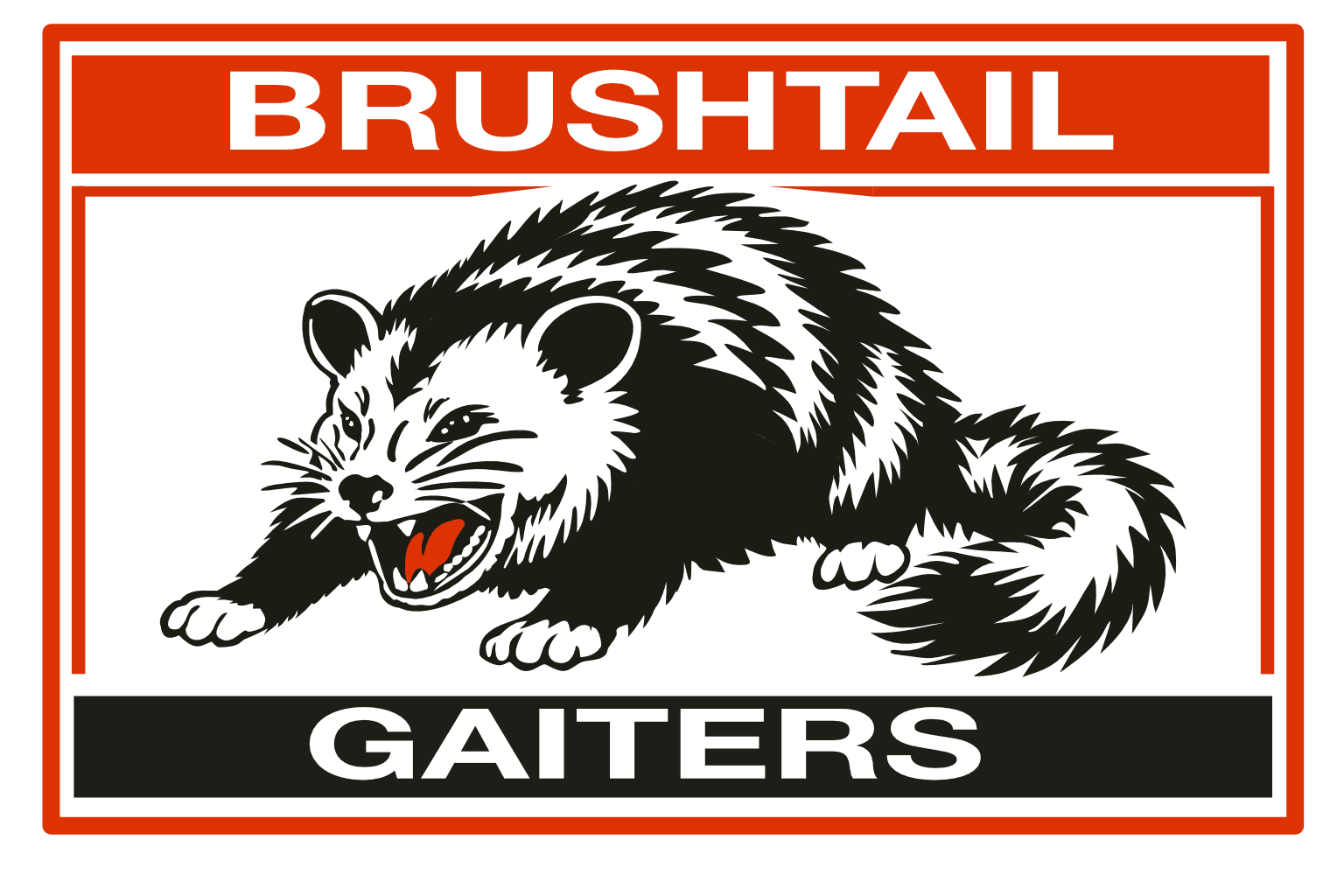 BRUSHTAIL GAITERS original logo
