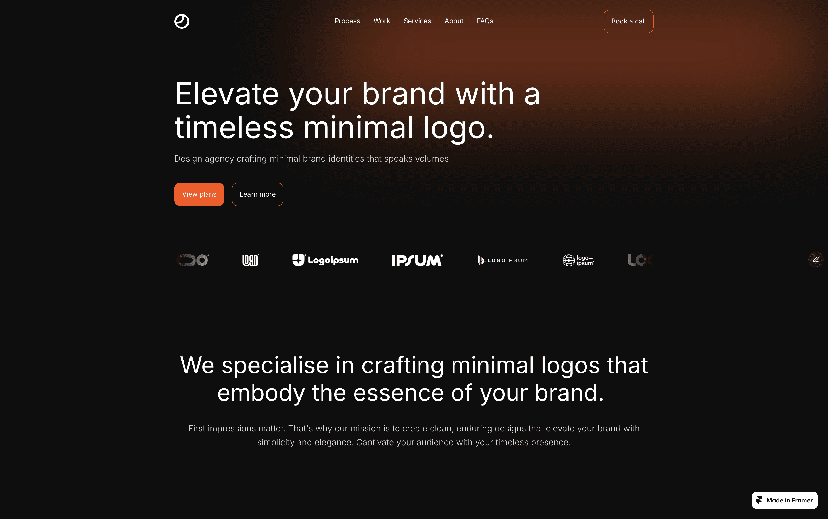 Logofolio Framer Template