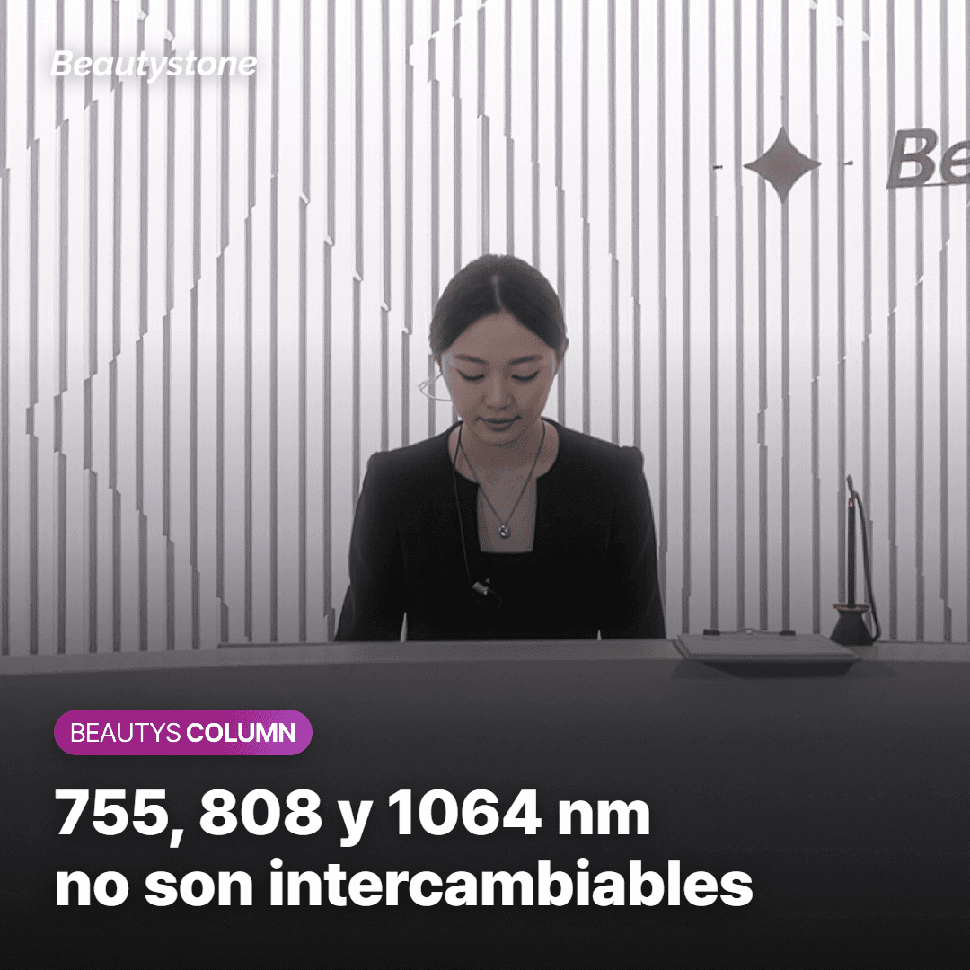 755, 808 y 1064 nm no son intercambiables