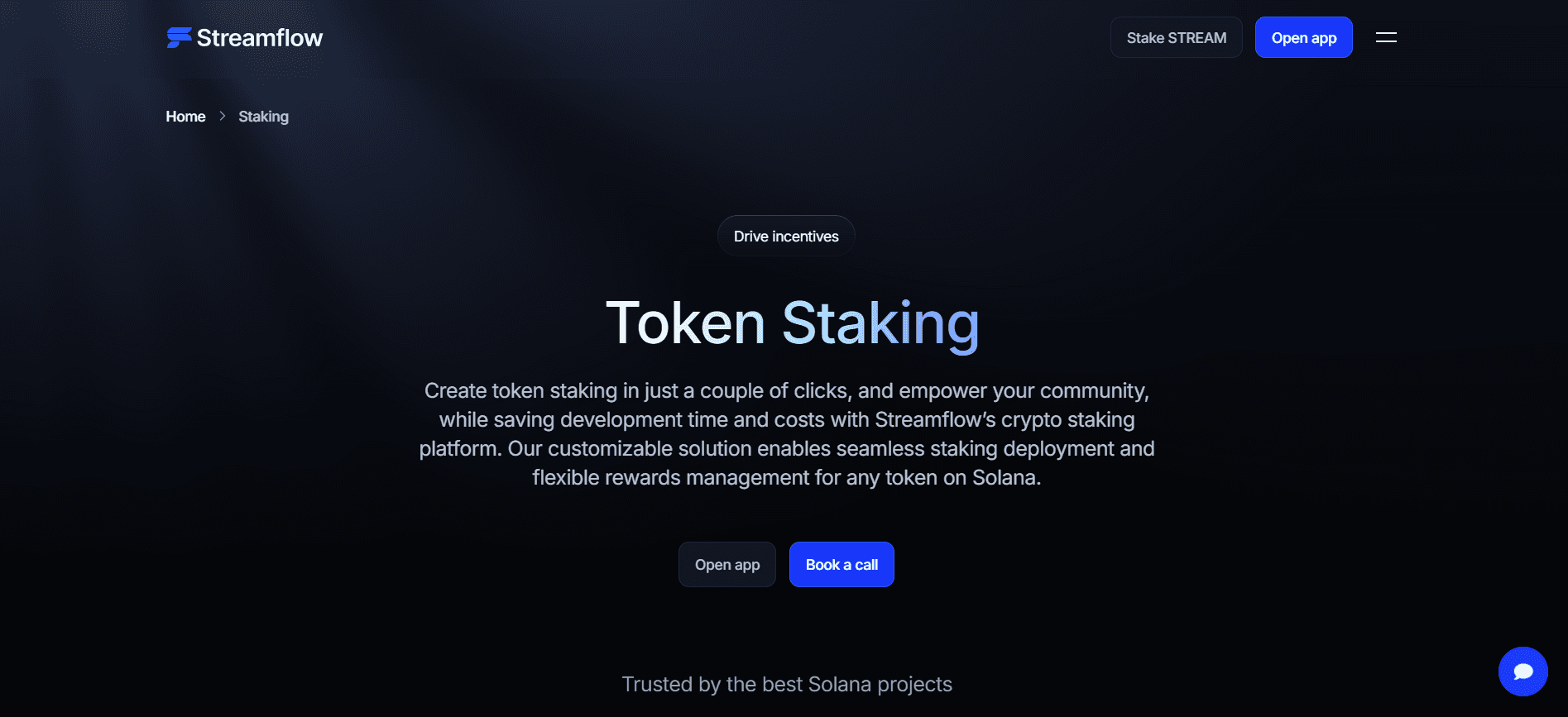 Streamflow Token Staking