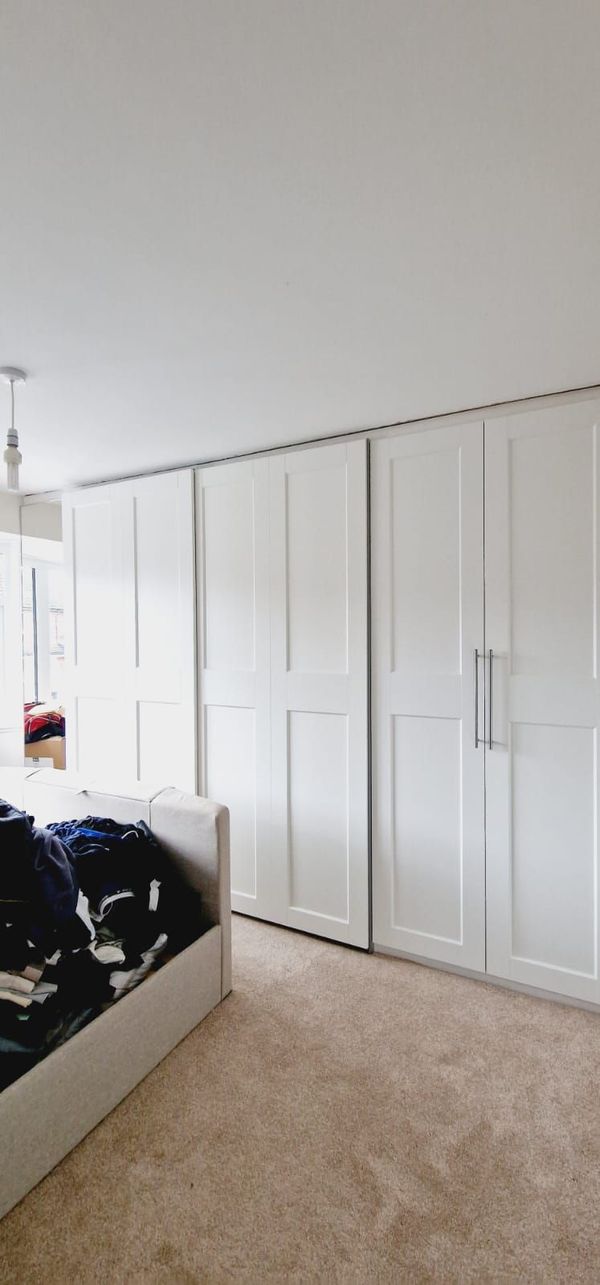 white wardrobe