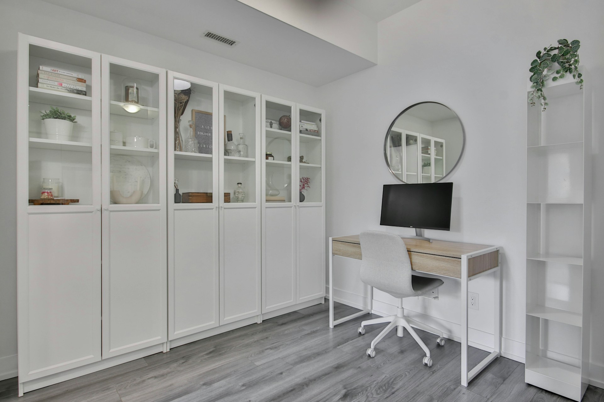 cabinet with study table