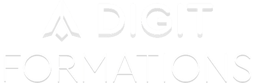 Logo Digit Formations blanc