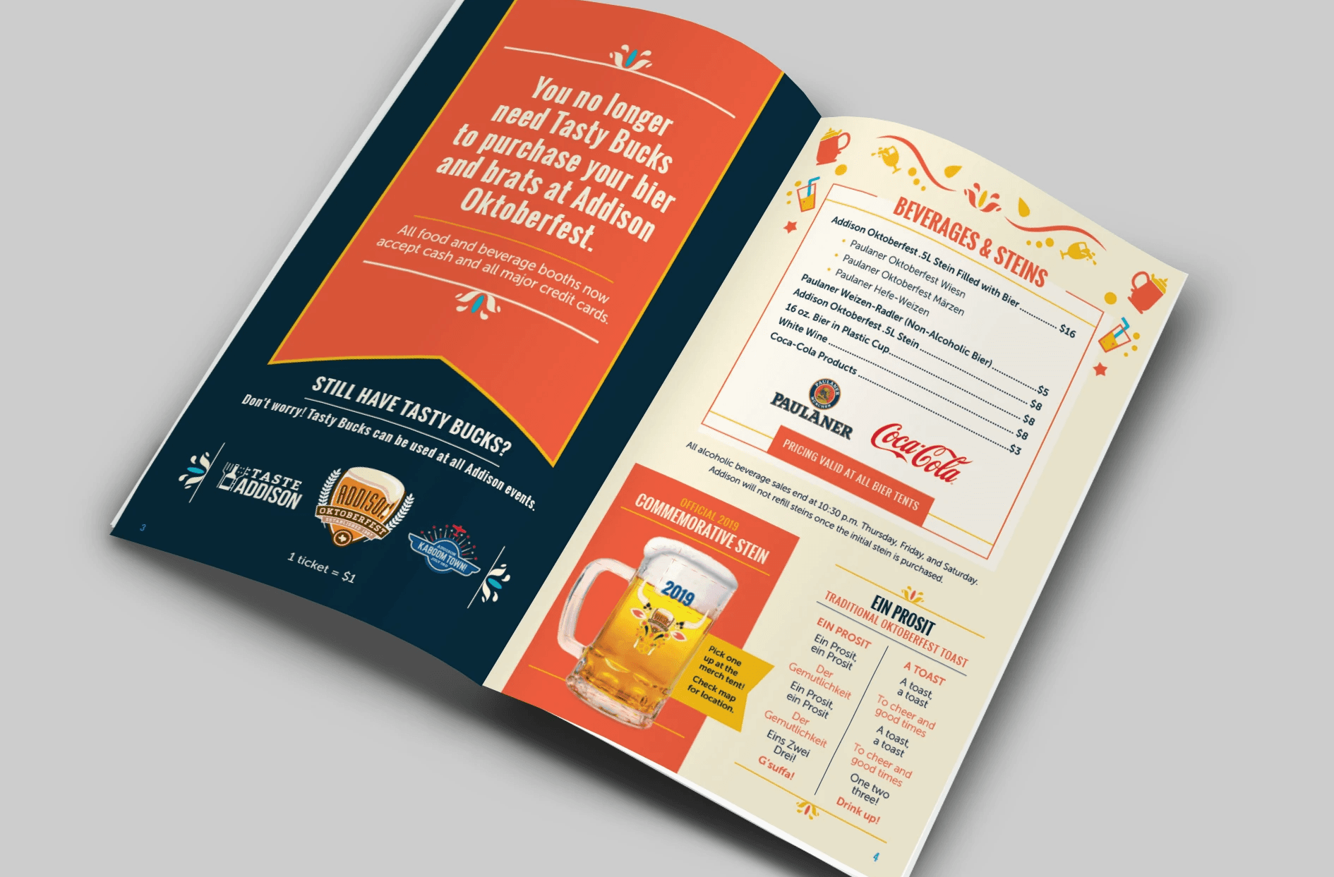 event brochure design