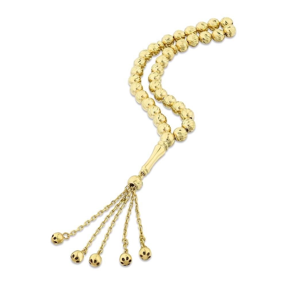 Assos Pırlanta 14 Ayar Altın Erkek Tesbih Şık Ve Zarif Tasarım