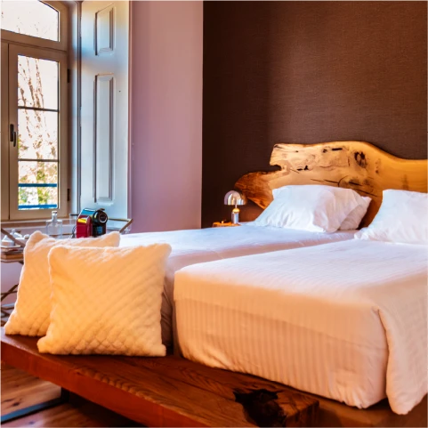 black laptop computer on brown wooden desk